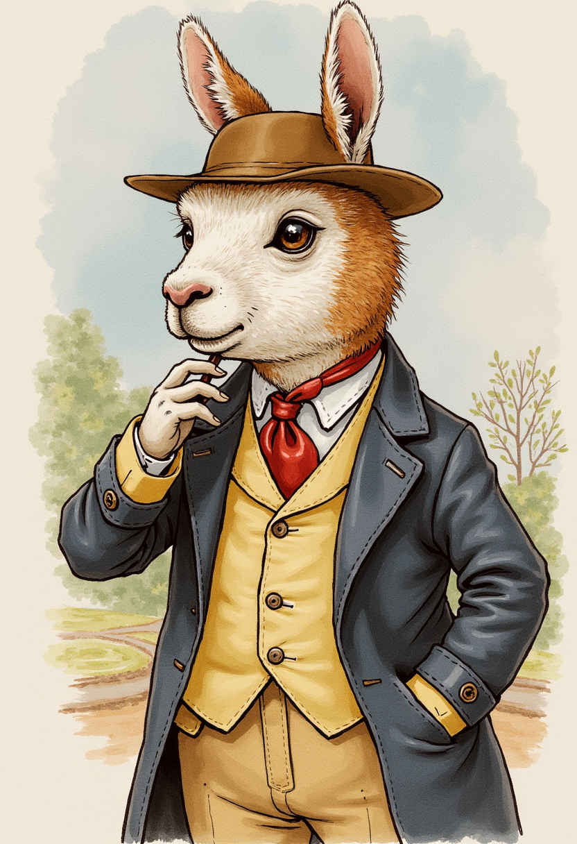 fluxbeatrix_potter240826094630_By artist Beatrix Potter featuring a Alpaca _00062_.png